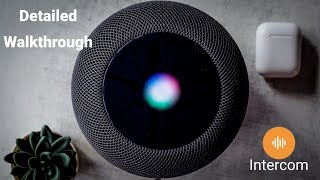 Deep dive look at Apple intercom for HomePod Mini iPhone amp Apple Watch  Setup and how it works [upl. by Malloch]