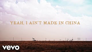 Aaron Lewis  Made In China Lyric Video [upl. by Ylicec]