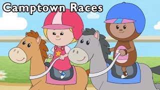 Camptown Races  More  Happy Running Horse Game  Mother Goose Club Phonics Songs [upl. by Fink837]