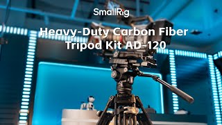 New Product Launch  SmallRig HeavyDuty Carbon Fiber Tripod Kit AD120 [upl. by Elle]