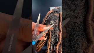 How To TAKE DOWN Soft Locs shorts [upl. by Trilbee]