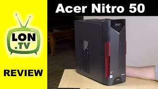 Acer Nitro 50 Gaming Desktop PC Review  Under 800 N50600UR12 [upl. by Norga]