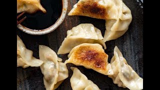 Potstickers Pan Fried Chinese Dumplings [upl. by Rabin900]