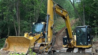 How to operate at a Cat 953 Track loader [upl. by Keiko]