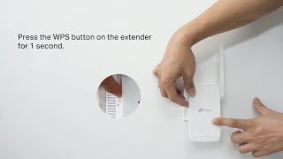 How to Set Up TPLink Range Extender RE315 via WPS [upl. by Milena965]