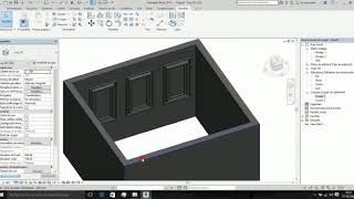 Moulures murale dans le logiciel Autodesk Revit [upl. by Amre]