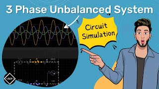 3 Phase Unbalanced SystemLoad with circuit simulation  TheElectricalGuy [upl. by Orlene]