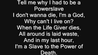 Iron Maiden  Powerslave Lyrics [upl. by Fidelia511]