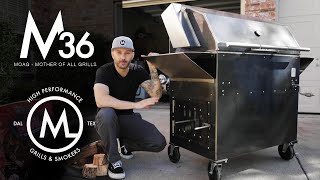 The Best Grill and Smoker The M36 MOAG  Mother of all Grills [upl. by Nasaj]