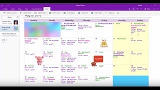 Import Google Calendar to OneNote for Digital Planning [upl. by Vergos]