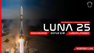 LIVE Russia Lunar Lander Luna 25 Launch [upl. by Aratak]