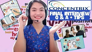 10 CONCENTRIX FINAL INTERVIEW QUESTIONS AND ANSWERS FOR NEWBIES AND TENURED 2024  NAYUMI CEE 💙 [upl. by Nobe463]