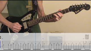 The Kinks  All Day amp All Of The Night  Guitar Solo With Tabs [upl. by Lindahl]