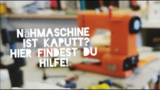 Nähmaschine kaputt Hier findest Du Hilfe reparierenstattwegwerfen [upl. by Kraus]