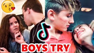 TikTok BOYS I TRIED TO KISS MY BESTFRIEND 😘💏💋 [upl. by Frey875]