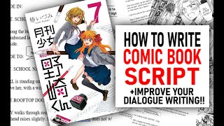 How To Write Comic amp Manga Script  Tips on Improving Dialogue [upl. by Atteram]