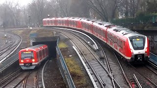 SBahn Hamburg Das neue Liniennetz ab Dezember 2023 mit Aufnahmen vom ersten Betriebstag [upl. by Yztim]