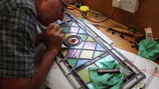 How to Restore a Stained Glass Window [upl. by Ardnasyl344]