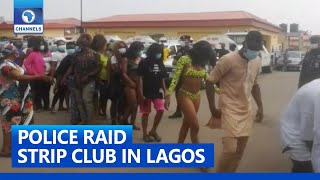 COVID19 Police Arrest 45 More Fun Seekers At Lagos Nightclub [upl. by Annahsar776]