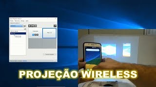 Configurando projeção wireless com w42 da Epson  Unboxing e configuração [upl. by Junette]