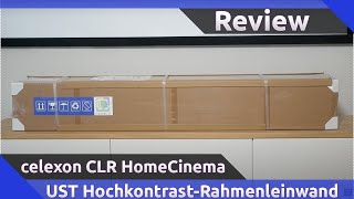 celexon CLR HomeCinema UST HochkontrastRahmenleinwand 100quot Review 2023 [upl. by Enimsay693]