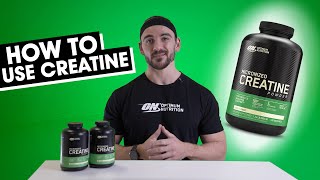 How To Use Creatine [upl. by Ireva]