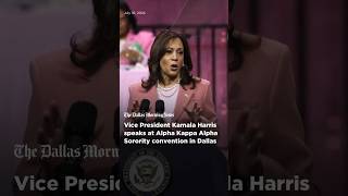 Vice President Kamala Harris gives keynote speech at Alpha Kappa Alpha convention in Dallas [upl. by Berkly]