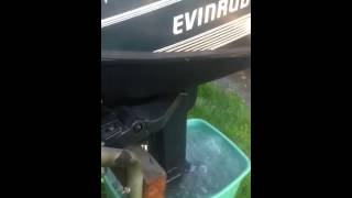 4 hp Evinrude Outboard Motor  E4RDHESR [upl. by Aniret]