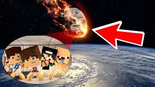 OS BEBÊS FIZERAM UMA CASA CAMUFLADA NO ASTERÓIDE   MINECRAFT [upl. by Yhtuv]