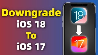 Tutorial How To Downgrade iOS 18 to iOS 17 With One Click [upl. by Polad974]