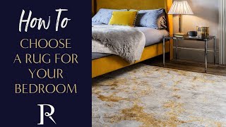 How To Choose A Bedroom Rug  Rugsie [upl. by Eta]