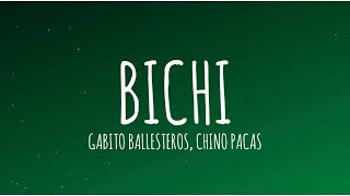 Gabito Ballesteros Chino Pacas  Bichi LetraLyrics [upl. by Bierman]