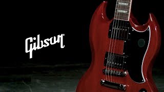 Gibson SG Standard 61 Vintage Cherry  Gear4music demo [upl. by Enaitsirk]