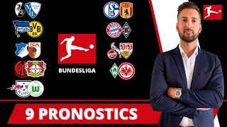 Pronostic Foot BUNDESLIGA  Mes 9 PRONOSTICS  Bundesliga [upl. by Rina]