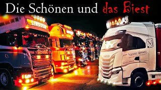 Ich fahre mit einem Elektrotruck auf ein Trucker Treffen und zeige wer den stärksten hat [upl. by Sherwin]