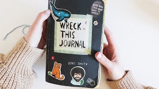 MY COMPLETE WRECK THIS JOURNAL   finished wreck this journal flip through [upl. by Artema]