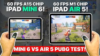 iPad Air 5 Vs iPad Mini 6 PUBG Test  PUBG Mobile Graphics And Gameplay Test [upl. by Aldercy28]