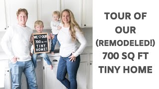 Tour of Our 700 Square Foot Tiny House [upl. by Anelas]