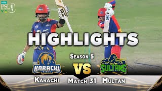 Karachi Kings Inning Full Highlights  Karachi vs Multan  Match 31  HBL PSL 2020  MB2T [upl. by Nillor]