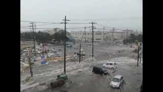 2011 Japan Tsunami Ishinomaki stabilized with Deshaker [upl. by Derriey]