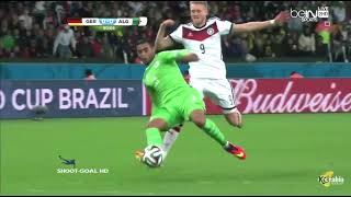 ملخص المباراة التاريخية الجزائر والمانيا وجنون الشوالي شاشة كاملة HD720 كأس العالم 2014 [upl. by Yelekalb263]