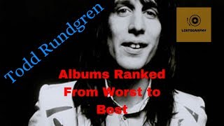 Todd RundgrenUtopia Albums Ranked From Worst to Best [upl. by Len]