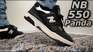 NEW BALANCE 550 Panda On FeetReview [upl. by Ojyllek]