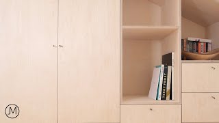 Making Built In Birch Plywood Cabinets Bedroom Renovation Part 1 [upl. by Yliram446]