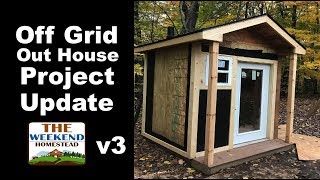 DIY  How to install an Outhouse Part 3  Outhouse Structure is UP [upl. by Andre83]