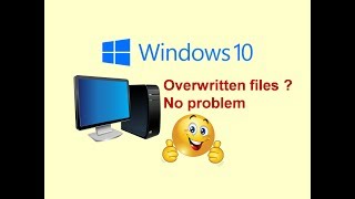 Recover Overwritten  Deleted  Lost Files  Windows 10  Watch What Happened [upl. by Tatiana]