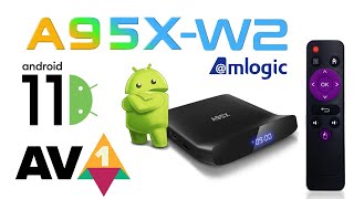 2022 A95XW2 Amlogic S905W2 AV1 Android 11 TV Box [upl. by Batista]