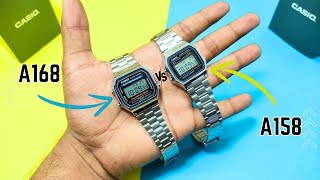 Casio A158 vs A168  Why I choose Casio A168 [upl. by Adnuahs500]