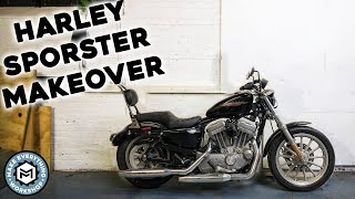 Harley Sportster Makeover [upl. by Gnidleif]