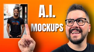 How To Make REALISTIC AI TShirt Mockups In Minutes [upl. by Ilarin735]